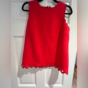 J. Crew scallop shirt